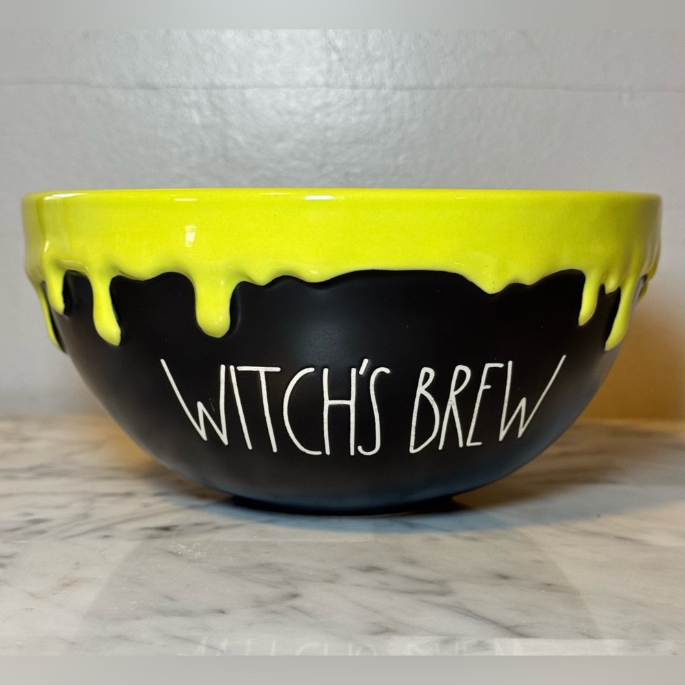 ✨🆕 Rae Dunn Halloween Witch’s Brew W/ Slime Bowl (Matches Toxic Mug)